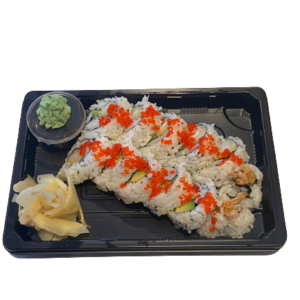 N33 Fritert scampi toppet m/rogn
