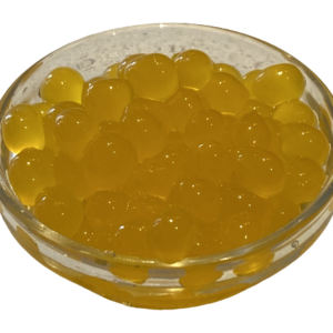 Mango popping boba