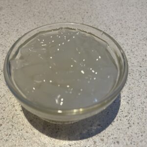 Lychee coconut jelly